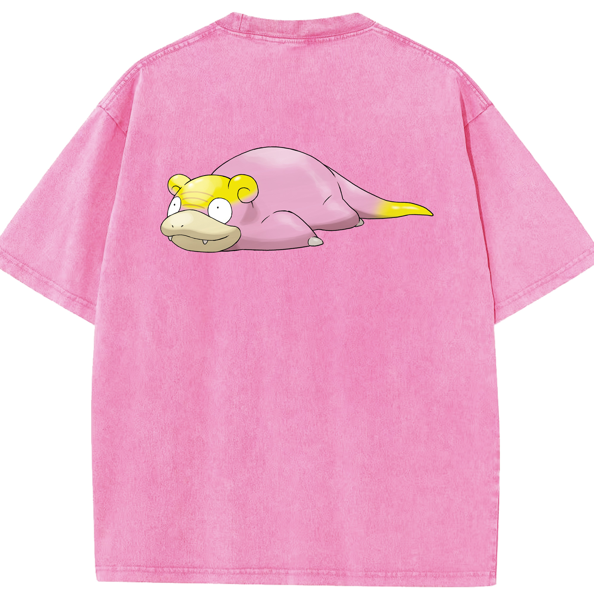 （画像用） ポケットモンスター Pokémon 綿100% ヴィンテージ風 半袖Tシャツ（背面プリント）